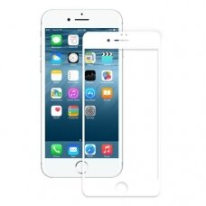 Lcd Apsauginis Stikliukas 5D Full Glue Apple Iphone 6 Plus/6S Plus Baltais Kraštais