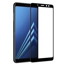 Lcd Apsauginis Stikliukas 5D Full Glue Samsung A530 A8 2018 Lenktas Juodas