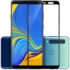 Samsung Galaxy A9 2018 LCD apsauginis stikliukas 5D Full Glue lenktas juodas