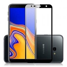 Samsung Galaxy J4 Plus 2018/ J6 Plus 2018 LCD apsauginis stikliukas 5D Full Glue lenktas juodas