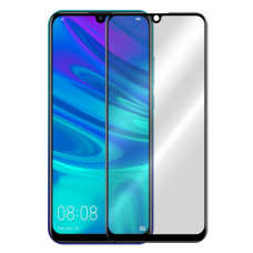 Huawei P Smart 2019 LCD apsauginis stikliukas 9D Full Glue juodais kraštais