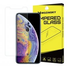 Akcija! iPhone X/XS/11 Pro LCD apsauginis stikliukas 9H Wozinsky skaidrus