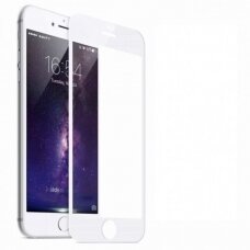 Lcd Apsauginis Stikliukas Adpo 3D Iphone 6 Plus Lenktas Baltas