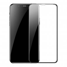 iPhone XR/11 LCD apsauginis stikliukas Baseus 0.3mm Eye Protective (2 vnt.) juodas SGAPIPH61S-IA01