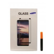 LCD apsauginis stikliukas M1 5D UV Glue Samsung Galaxy S21 Ultra/S30 Ultra lenktas skaidrus