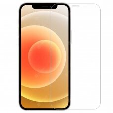 Akcija! iPhone 12 Pro Max LCD apsauginis stikliukas Orange
