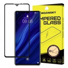 Huawei P30 LCD apsauginis stikliukas Wozinsky 5D Full Glue juodas