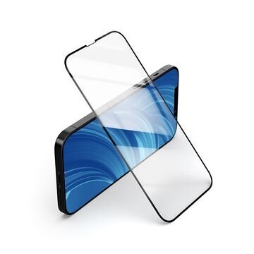 LCD apsauginis stikliukas Adpo 5D Full Glue iPhone 13/6.1" lenktas juodas  2