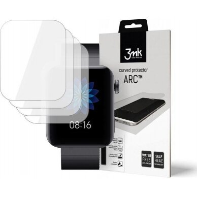 LCD apsauginė plėvelė 3MK Watch ARC Apple Watch SE/6/5/4 44mm 3vnt