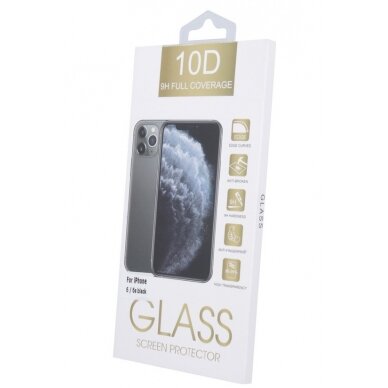 LCD apsauginis stikliukas 10D Full Glue Samsung A135 A13 4G/A136 A13 5G/A047 A04s lenktas juodas 1
