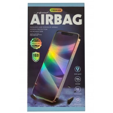 LCD apsauginis stikliukas 18D Airbag Shockproof Samsung A235 A23 4G/A236 A23 5G juodas 1