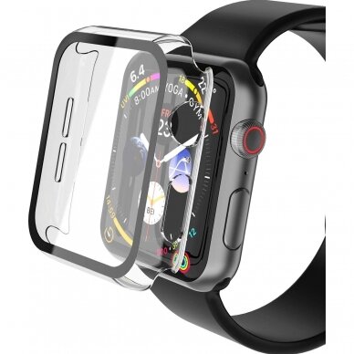 LCD apsauginis stikliukas 360 degree Apple Watch 44mm skaidrus 1