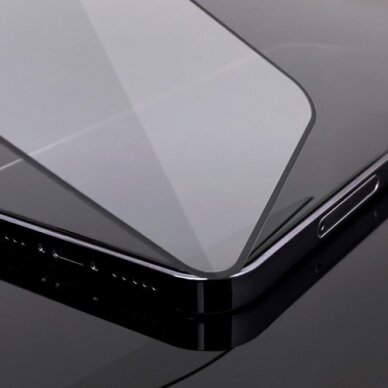 Akcija! Samsung Galaxy S21 Plus 5G LCD apsauginis stikliukas 6D juodas 2