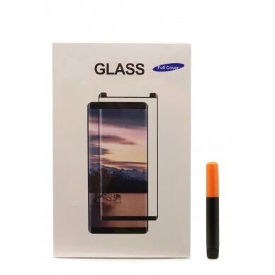 LCD apsauginis stikliukas M1 5D UV Glue Samsung Galaxy S20 Plus/S11 lenktas skaidrus  1