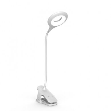 LED skaitymo lempa su segtuku ir reguliatoriumi + micro USB kabelis Juoda 6