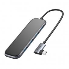MacBook Adapteris HUB iš Type-C į 4x USB3.0+PD