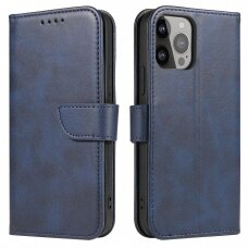 Magnet Case case for Xiaomi 13 Lite cover with flip wallet stand blue