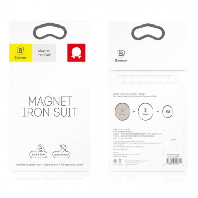 Magnetukai Baseus Magnet Iron Suit 2 vnt. (ACDR-A0S) 7