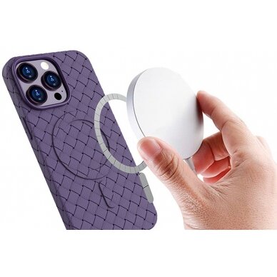 MagSafe Woven Case for iPhone 13 - purple 1