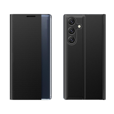 New Sleep dėklas su atverčiamu dangteliu ir pastatymo funkcija Samsung Galaxy A36 - juodas 1