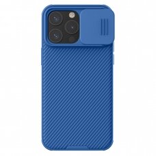 Nillkin CamShield Pro Magnetic Case for iPhone 15 Pro with camera cover - blue