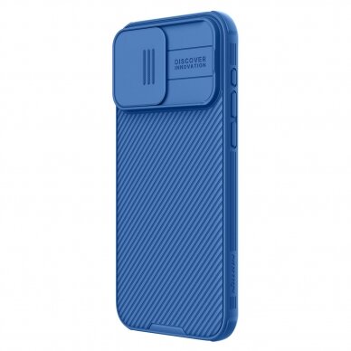 Nillkin CamShield Pro Magnetic Case for iPhone 15 Pro with camera cover - blue 1