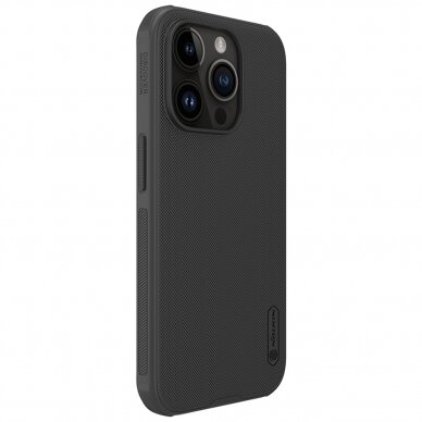 Nillkin Super Frosted Shield Pro iPhone 15 Pro Case - Black 4