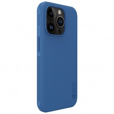 Nillkin Super Frosted Shield Pro iPhone 15 Pro Case - Blue 4