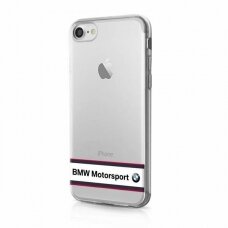 Originalus dėklas BMW hardcase BMHCP7TRHWH iPhone 7 Permatomas Baltas