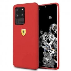 Originalus dėklas Ferrari Hardcase FESSIHCS69RE S20 Ultra G988 Raudonas Silicone