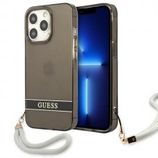 Iphone 13 Pro Originalus dėklas Guess GUHCP13LHTSGSK  juodas