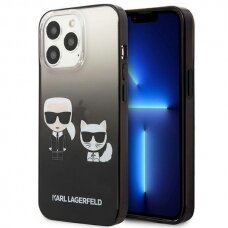 Iphone 13 Pro Originalus dėklas Karl Lagerfeld KLHCP13LTGKCK  juodas