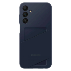 Originalus Dėklas Samsung Card Slot Case EF-OA156TBEGWW with card slot for Samsung Galaxy A15 / A15 5G - Juodas / Mėlynas