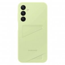 Originalus Dėklas Samsung Card Slot Case EF-OA256TMEGWW with card slot for Samsung Galaxy A25 5G - Žalias