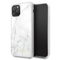 Originalus Guess Dėklas Guhcn58Hymawh Iphone 11 Pro Baltas Marble UGLX912