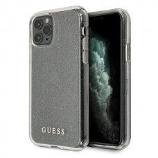 Originalus Guess Dėklas Guhcn58Pcglsi Iphone 11 Pro Sidabrinis Hard Case Glitter