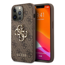 Iphone 13 Pro Originalus Guess dėklas GUHCP13L4GMGBR  / 13 6,1" Rudas 4G Big Metal Logo