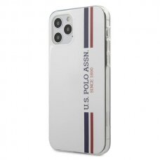 Originalus Us Polo Dėklas Ushcp12Mpcusswh Iphone 12 Pro / Iphone 12 Baltas Tricolor Kolekcija