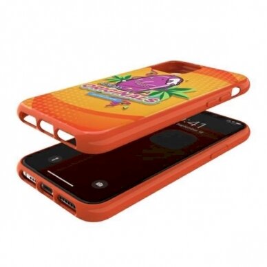 Originalus Adidas dėklas Moulded Case BODEGA iPhone 11 Pro Oranžinis 36340 7