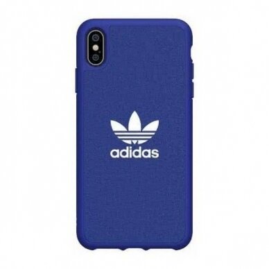 Originalus Adidas dėklas Moulded Case CANVAS iPhone Xs Max Mėlynas 34960 1