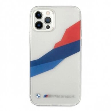 Originalus dėklas BMW BMHCP12LSKTGT iPhone 12 Pro Max 6,7" Permatomas hardcase Motorsport Tricolor 2
