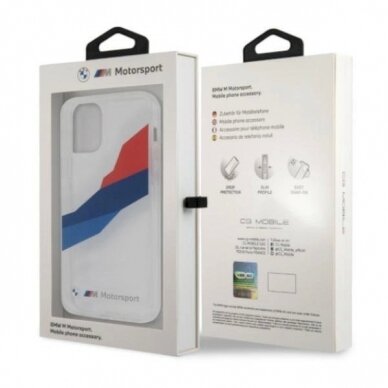 Originalus dėklas BMW BMHCP12LSKTGT iPhone 12 Pro Max 6,7" Permatomas hardcase Motorsport Tricolor 7