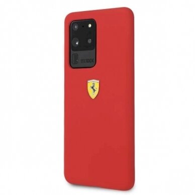 Originalus dėklas Ferrari Hardcase FESSIHCS69RE S20 Ultra G988 Raudonas Silicone 1