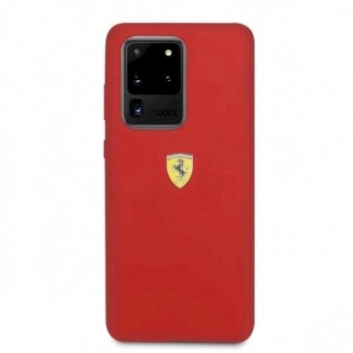 Originalus dėklas Ferrari Hardcase FESSIHCS69RE S20 Ultra G988 Raudonas Silicone 2