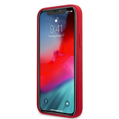 Originalus dėklas Guess GUHCP12LLSPEWRE iPhone 12 Pro Max 6.7  Raudonas hard case Peony Collection 3