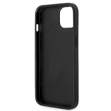 Originalus dėklas Karl Lagerfeld KLHCP14SSAPKHG iPhone 14 6,1" Sidabrinis hardcase Saffiano Karl's Head Patch 6