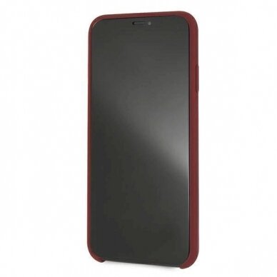 Originalus dėklas Mercedes MEHCI65SILRE iPhone Xs Max Raudonas hardcase Silicone Line 5