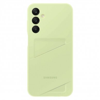 Originalus Dėklas Samsung Card Slot Case EF-OA256TMEGWW with card slot for Samsung Galaxy A25 5G - Žalias