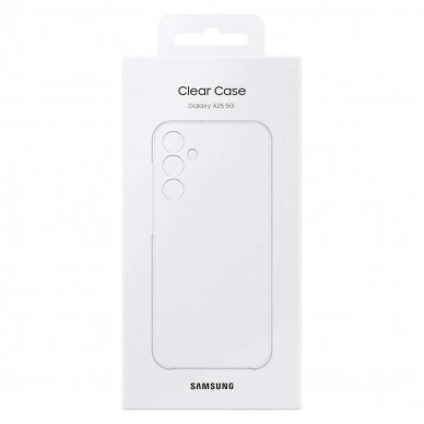 Originalus Dėklas Samsung Clear Case EF-QA256CTEGWW for Samsung Galaxy A25 5G - Permatomas 3