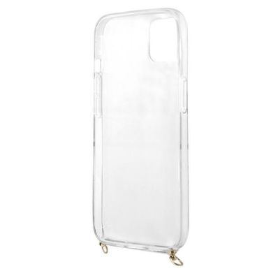 Originalus Guess dėklas GUHCP13SKBCLE iPhone 13 mini 5,4" Leopard Gold Strap 6
